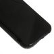 iPhone 6 cover med bølgemønster, sort