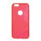 iPhone 6 cover med bølgemønster, rød