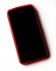 iPhone 4 / 4S cover rødt gummi