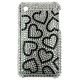 iPhone 3G bling cover med hjerter