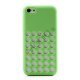 iPhone 5C silikonecover med hulmønster, Grøn