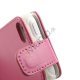 Lodret Magnetisk Flipcover til iPhone 5C, pink