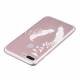 iPhone 7+/8+ TPU cover - Hvide fjer og fugle