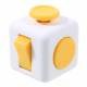 Fidget cube - hvid / gul