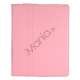 Thin Folio Pink Kunstlæder Stand Case Cover til iPad 2. 3. 4. Gen