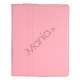 Thin Folio Pink Kunstlæder Stand Case Cover til iPad 2. 3. 4. Gen