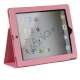 Thin Folio Pink Kunstlæder Stand Case Cover til iPad 2. 3. 4. Gen