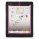 Snap-on Defender Stand Case til iPad 2 - Sort / Pink