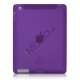 Blødt Silikone Cover Taske til Den Nye iPad 2. 3. 4. Generation - Lilla