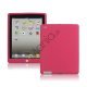 Ny iPad 2. 3. 4. Gen Silikone Case Skin Cover med Home Button - Rose