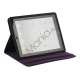 Stilet Microfiber Case Cover med stativ til Den Nye iPad 2 3 4 - Lilla