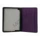 Stilet Microfiber Case Cover med stativ til Den Nye iPad 2 3 4 - Lilla