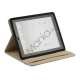 Stilet Microfiber Case Cover med stativ til Den Nye iPad 2 3 4 - Light Brown