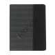 Folio Canvas Kunstlæder Stand Case til Den Nye iPad 2 3 4 - Marineblå