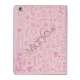 Kunstlæder Folio Stand Case Præget med Sød Tegneserie til iPad 2 3 4 - Pink