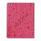 Kunstlæder Folio Stand Case Præget med Sød Tegneserie til iPad 2 3 4 - Rose