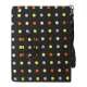 Farvelagt Polka Dot Canvas Smart Cover Holder til iPad 4. 3. 2nd Gen - Sort