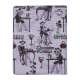 Fashion Lady PU Kunstlæder Stand Case Smart Cover til iPad 2 3 4 - Lilla