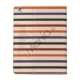 Vandret Stripe Kunstlæder Smart Cover til iPad 4. 3. 2nd Gen - Incarnadine