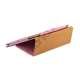 Carbon Fiber Kunstlæder Smart Cover med holder til iPad 4. 3. 2nd Generation - Pink