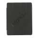 Slim Kunstlæder Smart Cover med holder til iPad 2. 3. 4. Gen - Sort