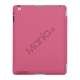 Slim Kunstlæder Smart Cover med holder til iPad 2. 3. 4. Gen - Pink