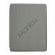 Slim Kunstlæder Smart Cover med holder til iPad 2. 3. 4. Gen - Light Grey