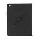 Folio PU Kunstlæder Cover Case med holder til iPad 4 3. 2nd Generation - Sort