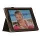 Folio PU Kunstlæder Cover Case med holder til iPad 4 3. 2nd Generation - Brun