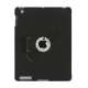 Premium Canvas Folio Case Holder til iPad 2 3 4 - Sort