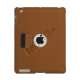 Premium Canvas Folio Case Holder til iPad 2 3 4 - Brun