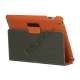 Premium Canvas Folio Case Holder til iPad 2 3 4 - Orange