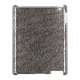 Sparkling Rinestone Zebra Cover Case til den nye iPad - Rød