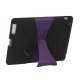 Snap-on Defender Case Cover med stativ til Den Nye iPad 2. 3. 4. Gen - Purple / Black