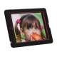 Snap-on Defender Case Cover med stativ til Den Nye iPad 2. 3. 4. Gen - Rose / Black