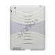 Snap-on Defender Case Cover med holder til iPad 4 iPad 3 iPad 2 - Hvid