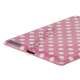 Polka Dot TPU Gel Case til Den Nye iPad 2. 3. 4. Gen - Hvid / Pink