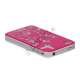 iPhone 4 cover Lakeret og med sommerfugle, pink