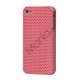 iPhone 4 / 4S cover perforeret pink