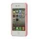 iPhone 4 / 4S cover perforeret pink