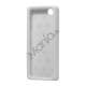 Glitter Smykkesten Indlagt Silikone Cover Case til iPhone 5 - Hvid