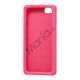 Glitter Smykkesten Indlagt Silikone Cover Case til iPhone 5 - Pink