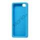 Glitter Smykkesten Indlagt Silikone Cover Case til iPhone 5 - Baby Blå