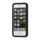 3D Lommeregner Silikone Cover Case til iPhone 5 - Sort