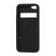 3D Lommeregner Silikone Cover Case til iPhone 5 - Sort