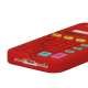 3D Lommeregner Silikone Cover Case til iPhone 5 - Red