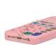 3D Lommeregner Silikone Cover Case til iPhone 5 - Pink