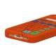 3D Lommeregner Silikone Cover Case til iPhone 5 - Orange