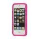 3D-kamera Blød Silikone Stand Case iPhone 5 cover - Rose