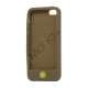 Jellybean Home Knap Silikone Case iPhone 5 cover - Kaffe